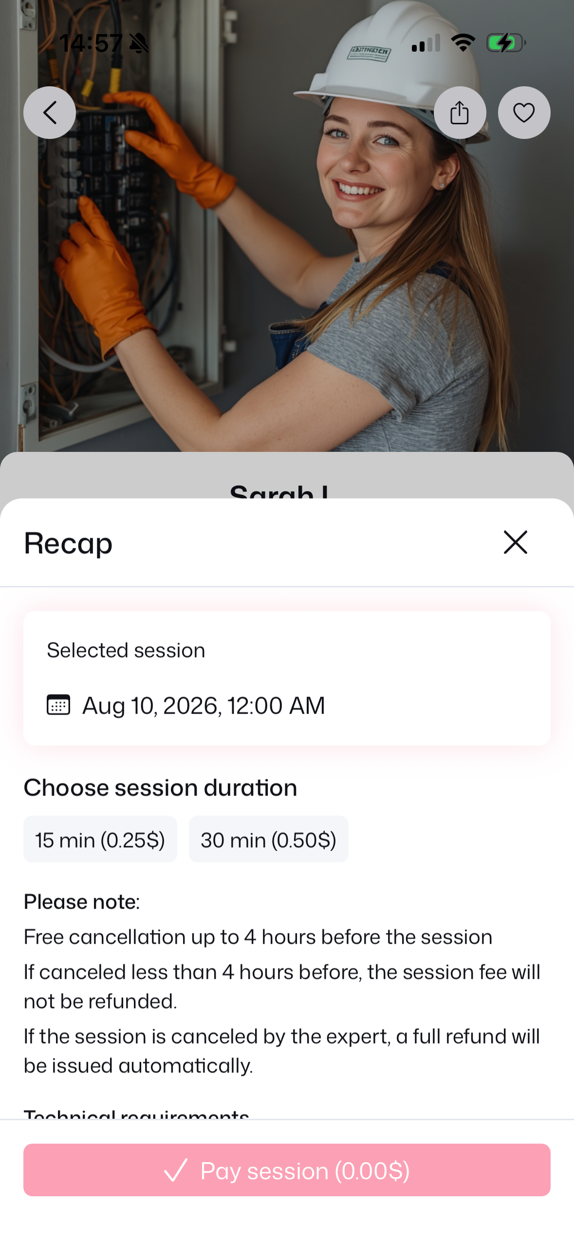 Session Duration Recap