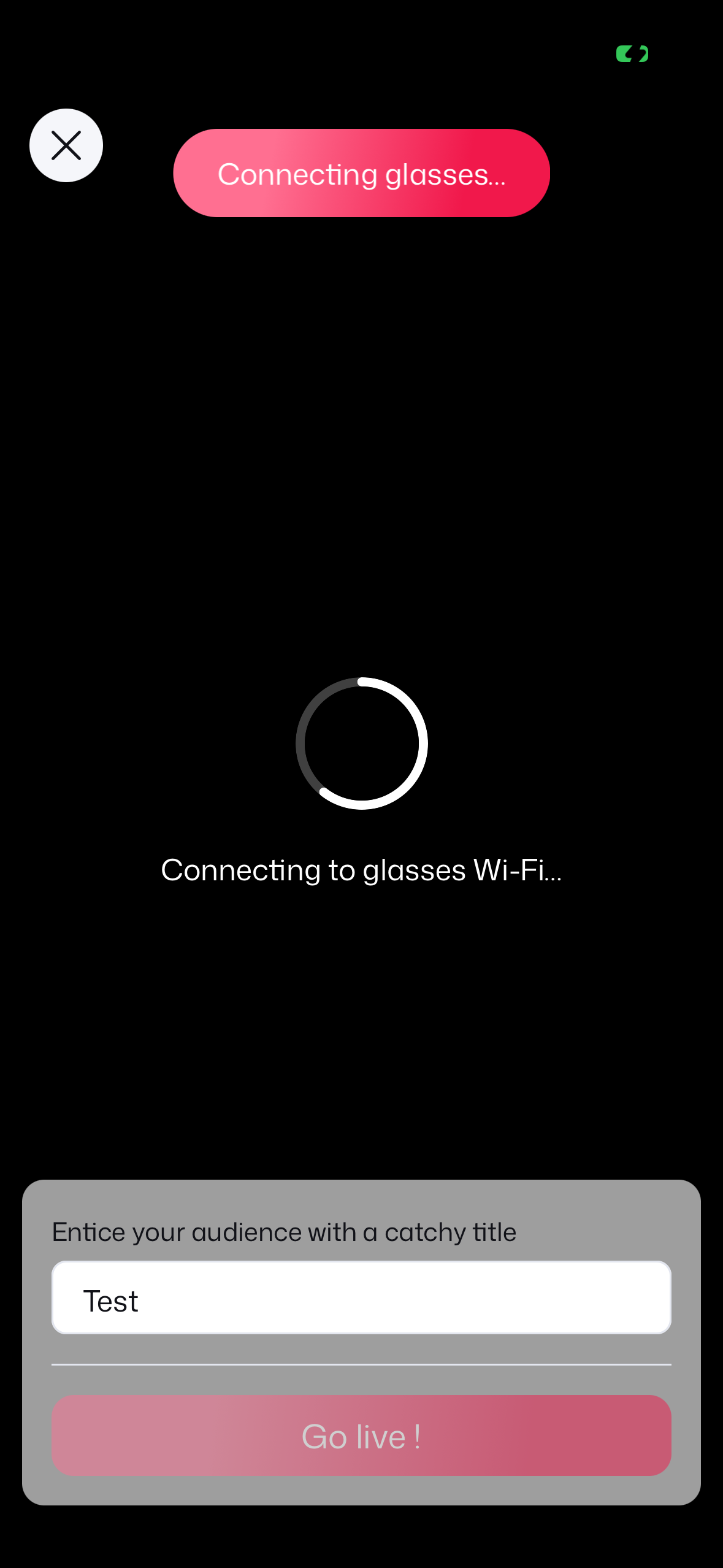 Connecting Wi-Fi