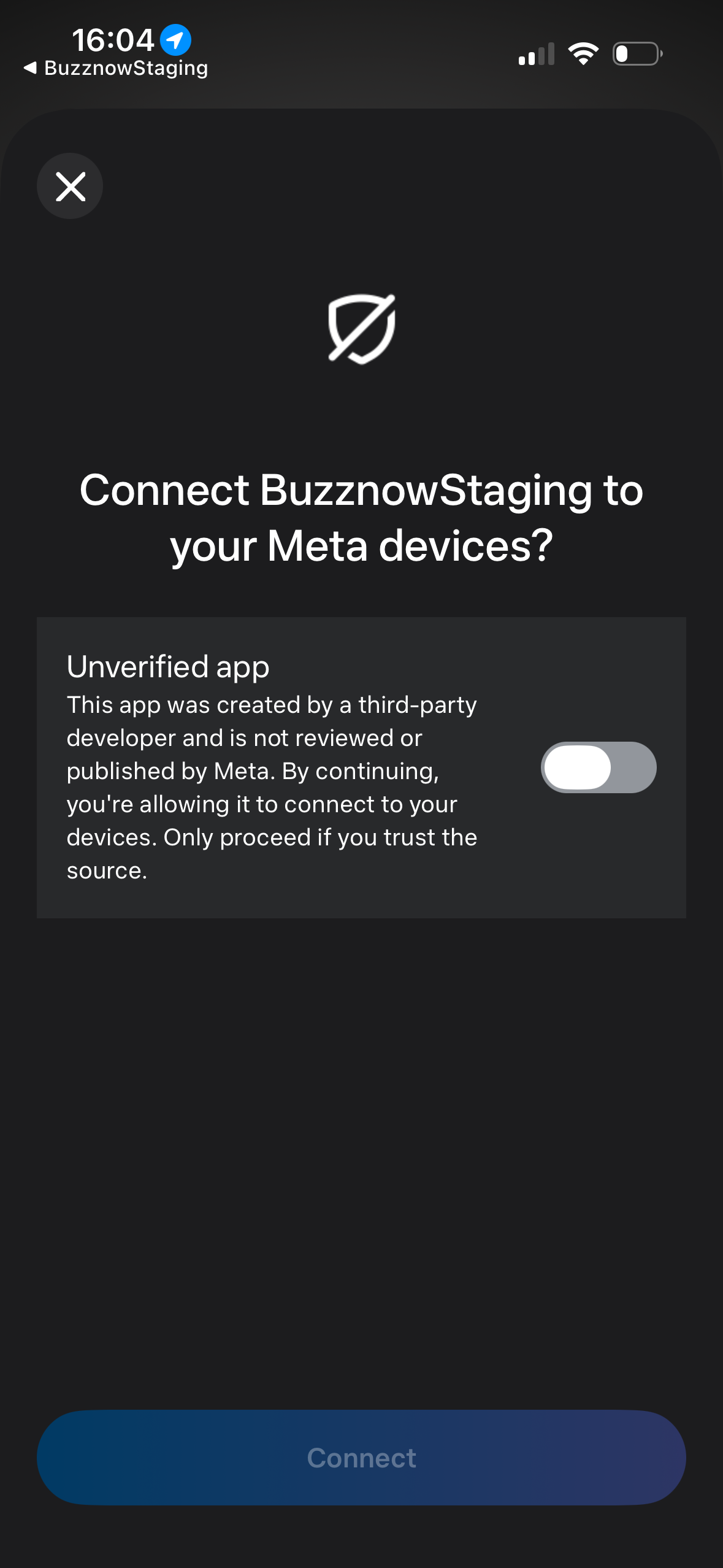 3. DAT Trust Toggle