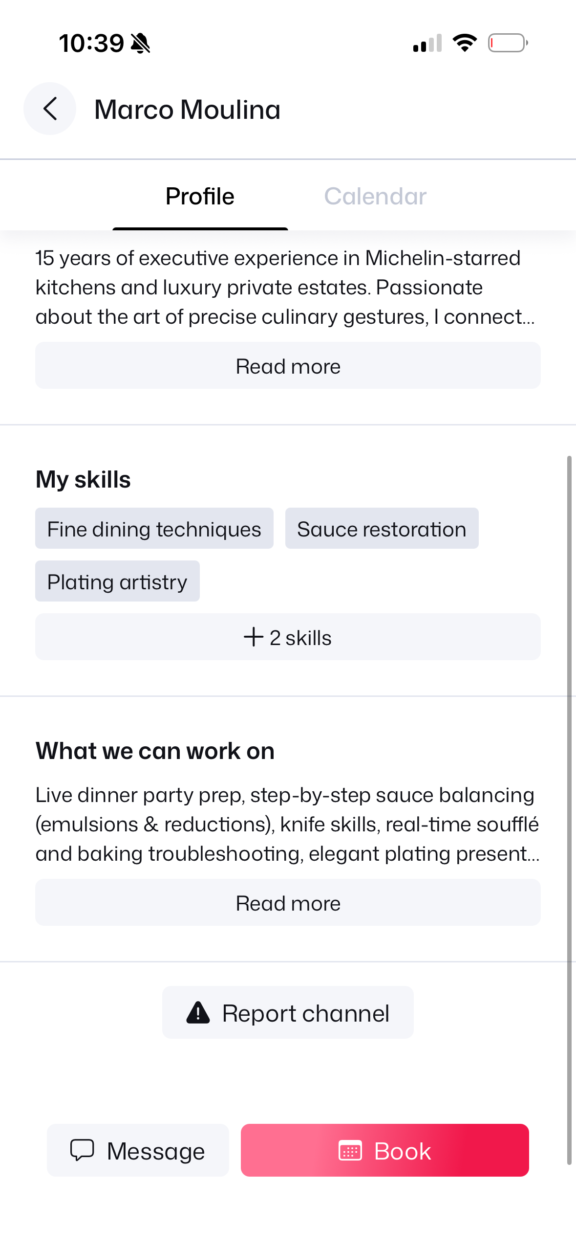 Skills & Bio